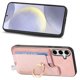 thumbnail image 5 of Funda Magnética Para Samsung Galaxy S24 Plus Con Billetera Y Anillo Protector Resistente Rosa, 5 of 5
