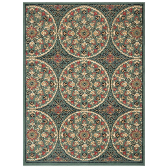 Bajada De Cama Jazmin Verde 50x90
