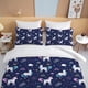 thumbnail image 3 of Purple Unicorn Full Bedding Set for Kids Boys Girls Glitter Galaxy Unicorn Duvet Cover 3 Piece Space Unicorn Comforter Cover, 3 of 5
