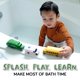 thumbnail image 3 of Juguetes de baño SplashEZ sin moho para bebés y niños pequeños con 3 vehículos, 3 of 8