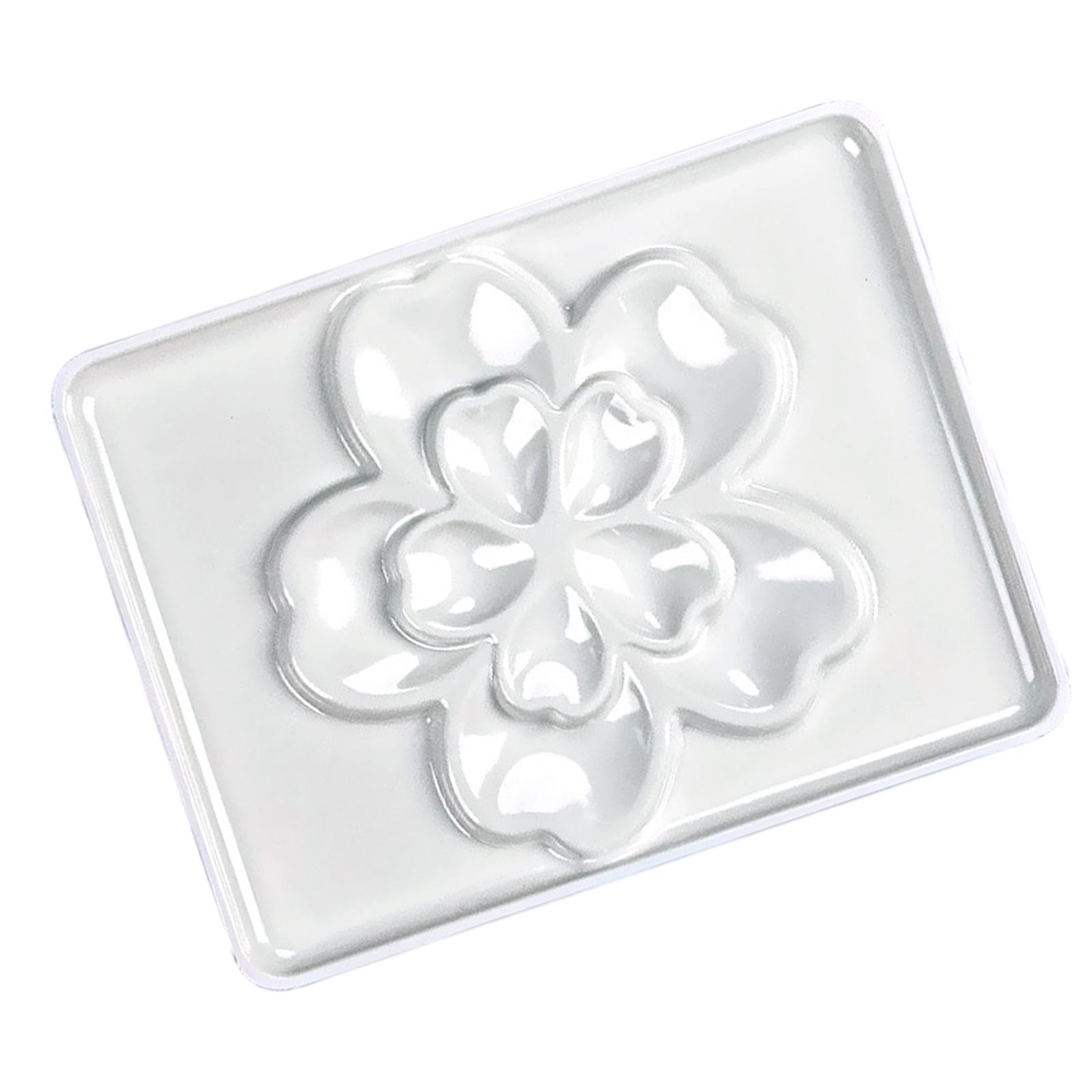 Magideal - Paleta De Pintura Con 10 Ranuras, Paleta De Mezcla, Suministros De Pintura Acrílica Portátil, Simple Y Duradera, Paleta De Cerámica Para Principiantes , 21.5 Cm X 16.4 Cm 215 Cm X 164 Cm