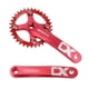 thumbnail image 2 of Manivela De Bicicleta 104BCD MTB Juego De Bielas Para Bicicletas De Carretera Manivela 34T Rojo, 2 of 5