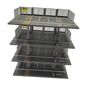 Magideal - Vitrina De Exhibición De Coches A Escala 1/64, Modelo De Coche Fundido A Presión, Para Estacionamiento, Fondo De Mesa, Decoración Para Muñecas, Coches 4 Capas Japonesas