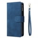 thumbnail image 1 of PU Leather Wallet Phone Case For Samsung Galaxy S21 Ultra S20 FE S10 S9 S8 Plus S10E Zipper Flip Card Slots Magnetic Cover, 1 of 3