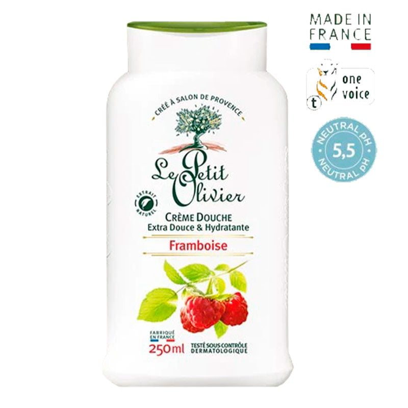 Le Petit Olivier - Crema Ducha Extra Suave Frambuesa Le Petit