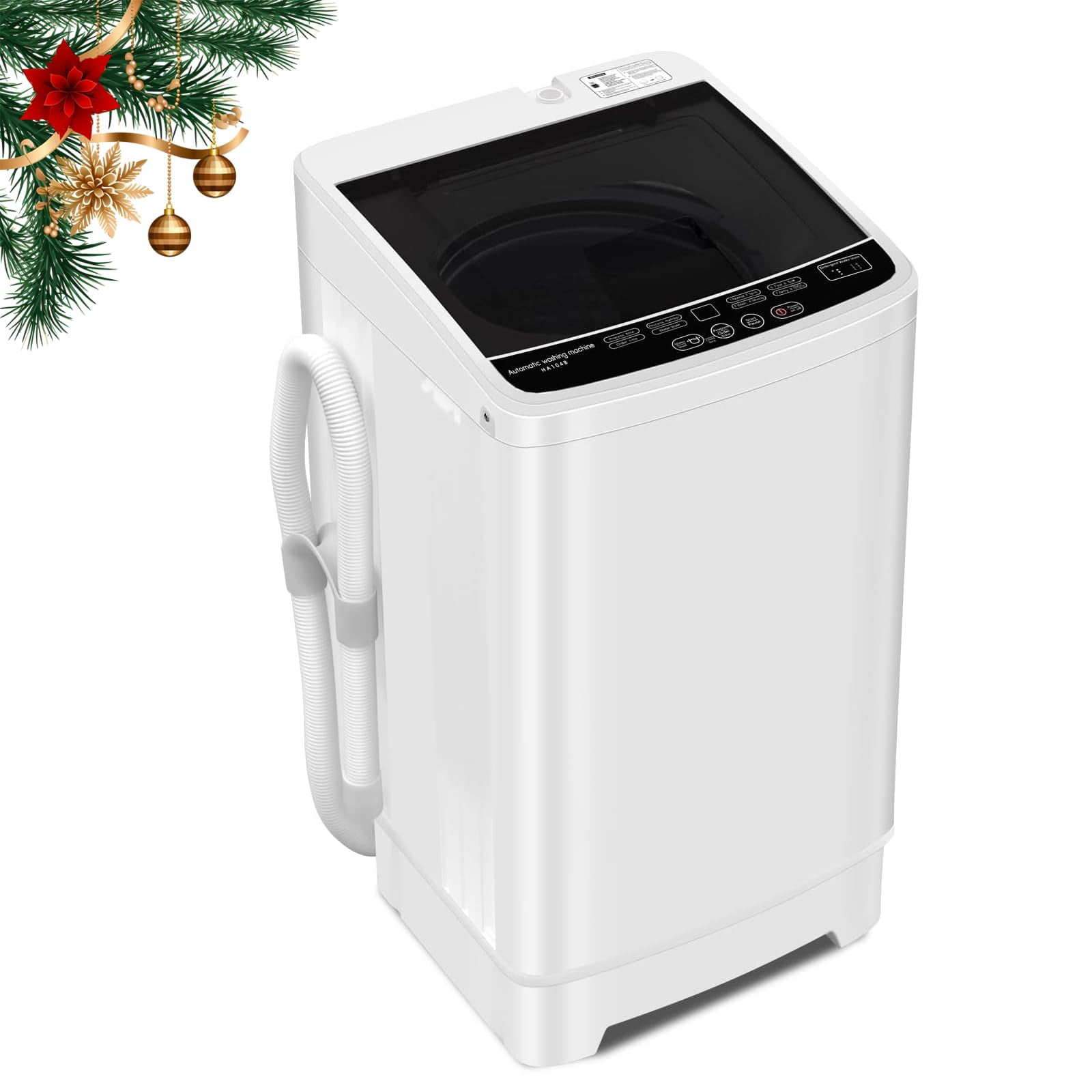 Lavadora Portátil Erivess Compact 10 Kg 30 L 8 Programas