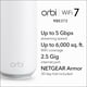 thumbnail image 2 of Sistema de red en malla NETGEAR Orbi serie 370 RBE373, 2 of 9