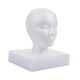thumbnail image 1 of Cabeza de maniquí femenina de espuma, modelo de cabeza femenina, exhibición de peluca, exhibición de cabeza de peluca multiusos resistente, para salón 52x28x11cm, 1 of 5