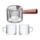 thumbnail image 5 of Tetera De Vidrio De Borosilicato Alto, Fabricante De Té Transparente Para Acampar, Viajar, Casa, Olla Con 2 Tazas, 5 of 5