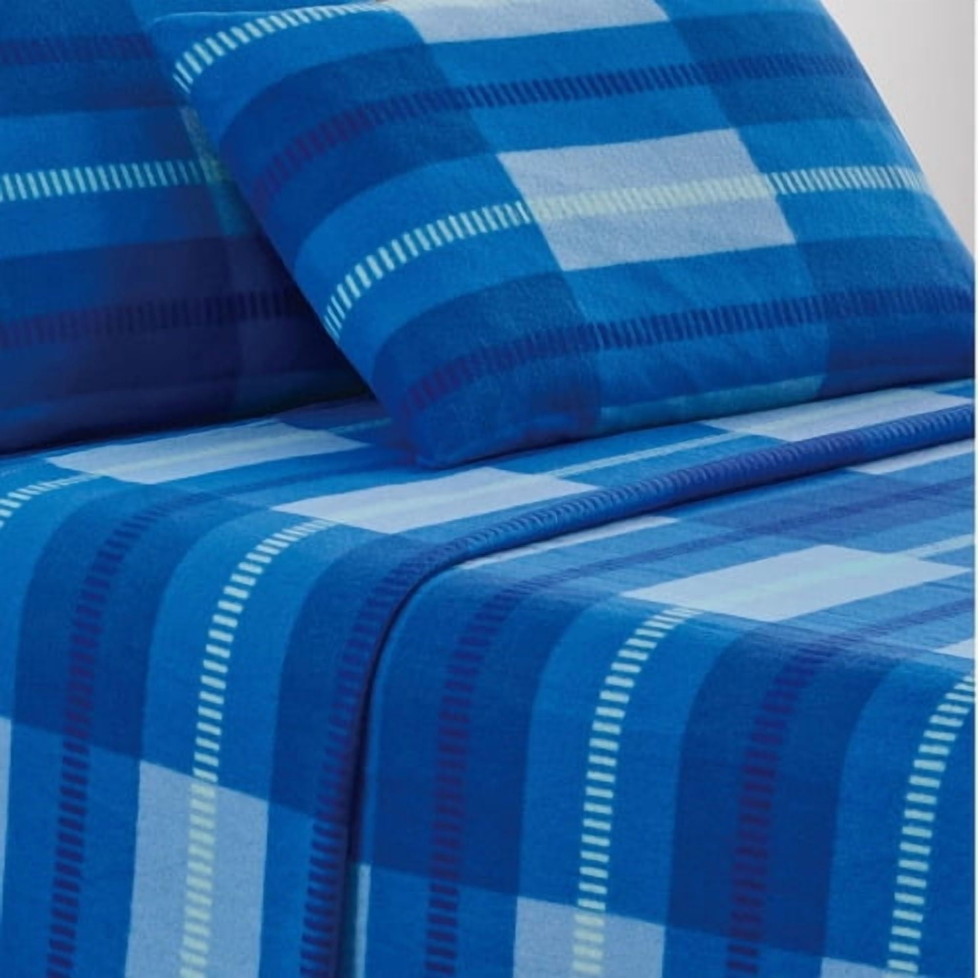 Sabana Andes Polar Estampada Cuadro 2 Plaza