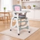 thumbnail image 4 of Silla De Comer 3 En 1 Gris Rosado, 4 of 6