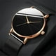thumbnail image 2 of Stylish Round Quartz Watch with Geo Dial Analog Mesh Strap - Perfect for Men and Women!, 2 of 5