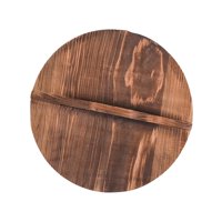 Magideal - Tapa Abatible De Madera Para Sartén, Cubierta Con Mango, Práctica, Universal, Versátil, Tapa Para Wok, Cubierta Para Sartén Para Acampar, Alojamiento, 30 Centimetros