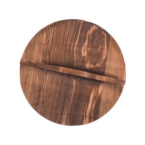 Magideal - Tapa Abatible De Madera Para Sartén, Cubierta Con Mango, Práctica, Universal, Versátil, Tapa Para Wok, Cubierta Para Sartén Para Acampar, Alojamiento, 36Cm