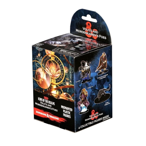Iconos de D&D de Booster WizKids de Los enemigos de Volo y Mordenkainen