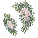 thumbnail image 4 of 2x Corona Floral Artificial De La Puerta Del Botín Hogar Rosa Telón De Fondo Boda Arco Flor, 4 of 5