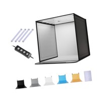 Magideal - Para Fotografía, Caja De Fotografía Profesional, Negra, Caja De Iluminación Portátil Ajustable Y Versátil Para Profesionales De La Joyería 40 Centímetros