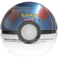 Pokemon Tcg: Great Ball Tin - 3 Booster Pack Con 1 Moneda Pokémon N/A