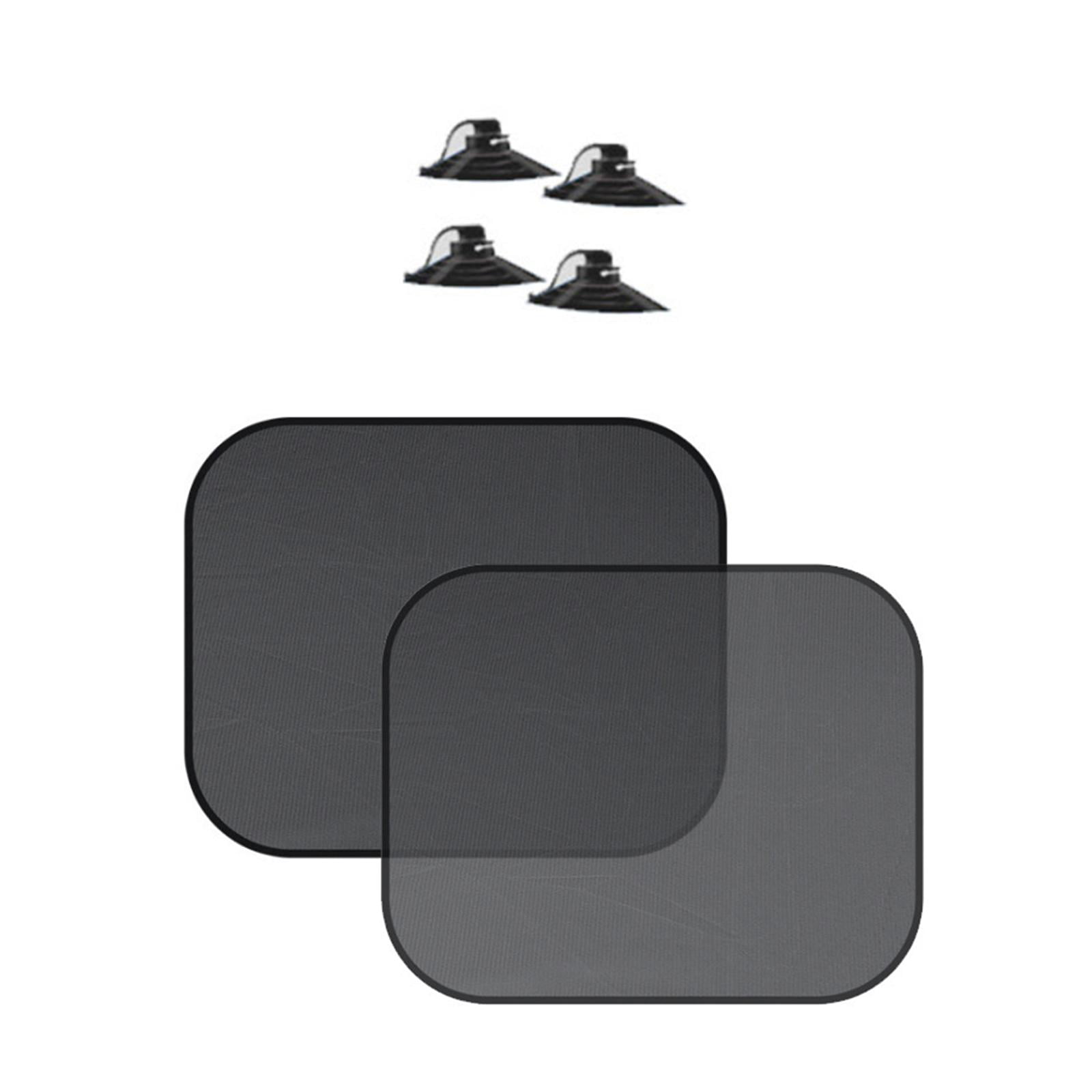 Magideal - Red De Malla Para Ventana Lateral De Coche, Incluye Ventosas, Parasol Para Coche, Instalación Práctica Para Privacidad, Apagón, Plegable, Universal