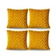 thumbnail image 1 of Set De 4 Fundas De Cojines Diseño Espiga 45cm X 45 Cm Amarillo, 1 of 4