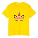thumbnail image 1 of Polera Unicornio Corazon Holografico Rosado Niñas, 1 of 2