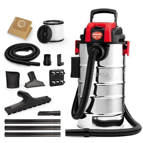 Aspiradora Para Productos Húmedos Y Secos Shop-Vac, 6 Galones, 4.0 Peak Hp, Montaje En Pared