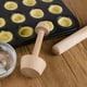 thumbnail image 3 of 1pc Kitchen Gadgets Wood Egg Tart Pusher Double Side Tart Tamper Pastry Pusher Wooden Egg Tart Mold For Eggtart Mold Baking Cake Kitchen Tools, 3 of 4