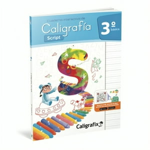 Editorial Caligrafix - Texto Caligrafia Script 3º Basico- Interactivo /505
