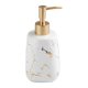 thumbnail image 5 of Dispensador De Jabón Reutilizable Con Capacidad Para 350 Ml De Bomba De Mano Líquida Botella Marmoleada Blanca, 5 of 5