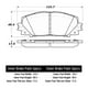 thumbnail image 4 of Pastillas Freno para auto Scion iQ 2008-2015 Delantero, 4 of 6