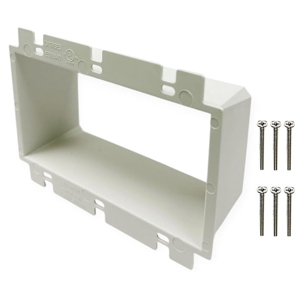 Extensor de caja para tomacorriente eléctrico iMBAPrice IMBA-BE3 de 3 módulos