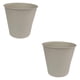 thumbnail image 2 of 2 Piezas De Cubos De Flores, Esculturas, Macetas De Regalo Para Jardín, Escritorio, Oficina, Color Blanco, 2 of 3