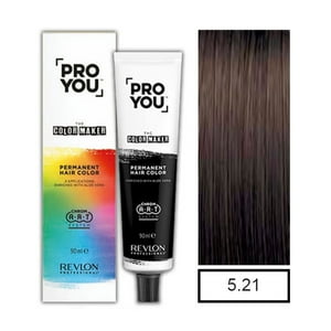 Revlon - Tintura 5.21 Pro You Castaño Claro Perlado 90Ml Mas Oxidante