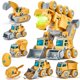 thumbnail image 1 of Vehículo de construcción para desarmar dinosaurios, robot, juguete para niños de más de 5 años, 1 of 8