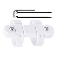 Magideal - Base De Montaje Para Portabotellas De Bicicleta, Correa De Montaje Para Portavasos, Correa Para Portabotellas De Manillar Para Ciclismo Y Bicicleta De Carretera. Blanco