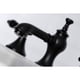 thumbnail image 4 of Grifo Kingston Brass Heirloom para baño generalizado, negro mate, 4 of 9