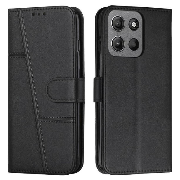 Funda Flip Para Motorola Moto G15 – Carcasa Delgada Y Resistente A Impactos Con Soporte Para Uso Diario Y Profesional