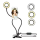 thumbnail image 2 of Soporte Clip Para Celular Ajustable Con Aro De Luz 9cm, 2 of 5