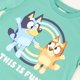 thumbnail image 2 of Polera Manga Corta Niño Verde Fun Bingo Y Bluey, 2 of 5