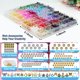 thumbnail image 2 of Kit de Cuentas de Vidrio Hanyoung 8 mm – 2 900 piezas, 96 colores, para pulseras, 2 of 5