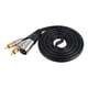 thumbnail image 3 of Cable Conector Divisor de Audio XLR de 3 Pines Macho a 2 RCA Macho, 0.3M, 3 of 3