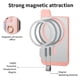 thumbnail image 3 of Funda Magnética Para Samsung Galaxy Z Flod 5 Con Billetera Y Anillo Protector Resistente Rosa, 3 of 6