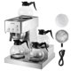 thumbnail image 1 of Cafetera VEVOR para 12 tazas con 4 jarros de vidrio y acero inoxidable, 1 of 9