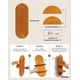 thumbnail image 5 of Estantería de pared Bamworld Boho Brown de 2 niveles para el baño del hogar, 5 of 6