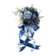 thumbnail image 5 of Bouquet nupcial, flor de rosa artificial, decoración del hogar, decoración falsa romántica para regalos de cumpleaños de la novia Acción de Gracias Estilo E, 5 of 5