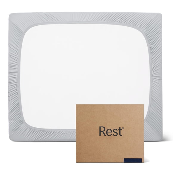 Sábana Ajustable REST Evercool+ King Gris Claro 38 cm de Profundidad