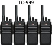 Tyt Tc-999 Radio Walkie Talkie Profesional | Incluye Cargador Para Comunicación De Equipos(4Piezas）