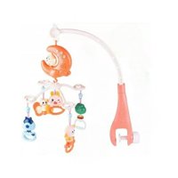 Genérico - Juguete Movil Sonajero Infantil Con Luz Y Sonido Luna Naranja