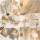 thumbnail image 1 of Kit de 168 piezas de papel de arroz texturizado vintage para scrapbook, 1 of 3