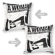 thumbnail image 2 of Una Mujer Bajo la Influencia Fundas de almohada de terciopelo con tema, regalos de funda de almohada, decoración para el hogar, cojín de lanzar, regalo de cumpleaños para fans y parejas.66*66cm., 2 of 6